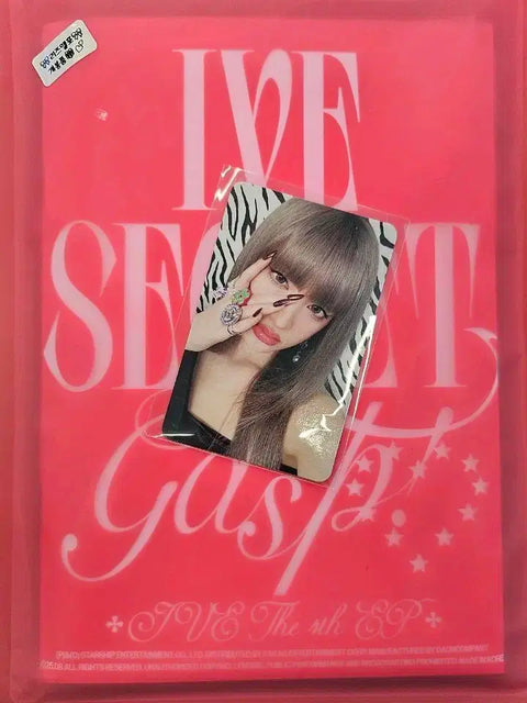 IVE IVE secret unsealed album Gasp!! Ver. Liz photocard