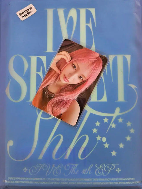 IVE secret album Shh! Ver. Liz photocard unboxing