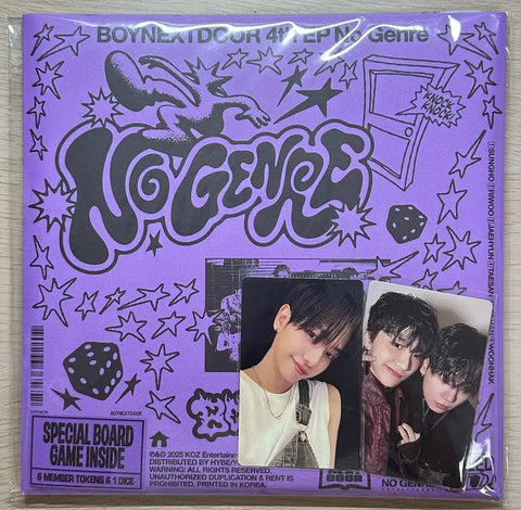 BONEDO No Genre Album + Photocard Set Transfer