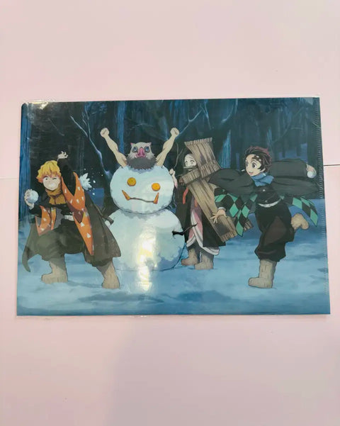 Demon Slayer Clear File Winter Version, Demon Slayer Japanese Clear File, Demon Slayer Goods