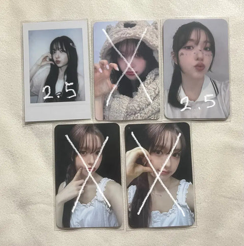 Fifty Fifty Chanel photocard, album photocard, polaroid, undisclosed photocard, Everline