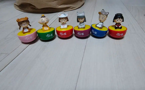Maruko is nine years old Chibi Maruko-nyan figure 6 types for sale.
