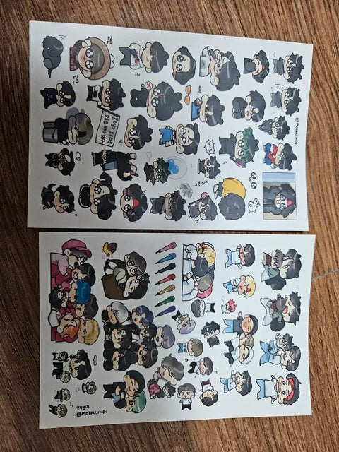 BTS sticker Jungkook Kkukttugi Bangtan Goods Jungkook photocard
