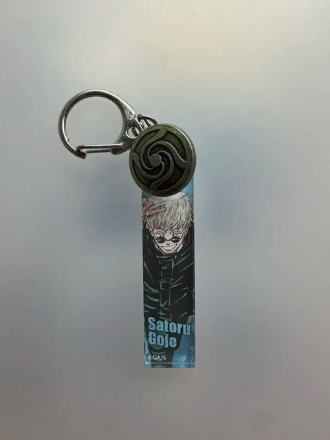 Jujutsu Kaisen Gojo Emblem Button Acrylic Keychain