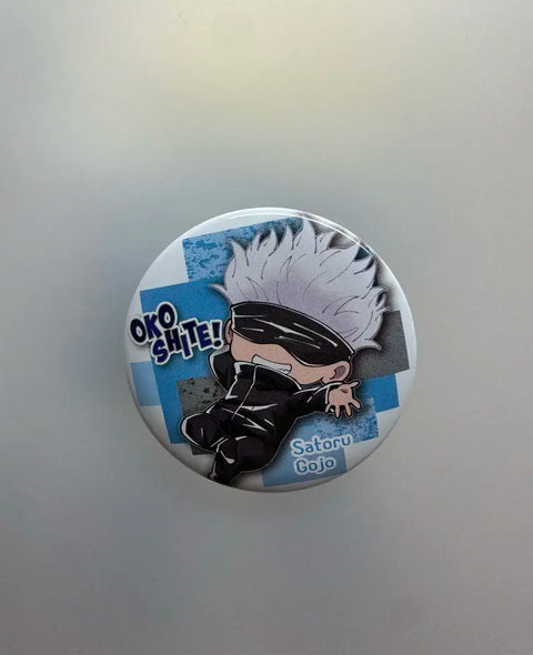 Jujutsu Kaisen Gojo Emblem Button Acrylic Keychain