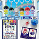Blue Lock Meguru Gacha Marine Look Poca Pasha Chigiri Set