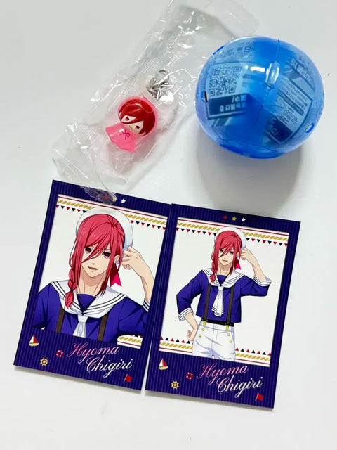 Blue Lock Meguru Gacha Marine Look Poca Pasha Chigiri Set