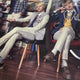 BTS Group Poster Smart School Uniform