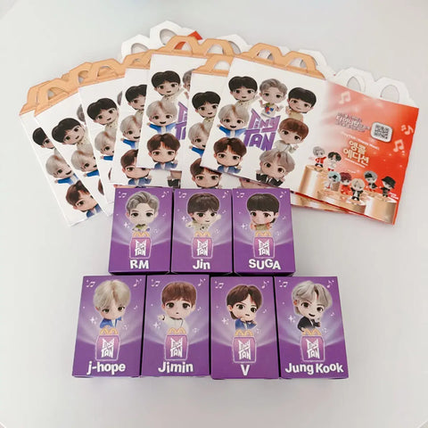 BTS TinyTAN X McDonald's Happy Meal Limited Edition Toy Full Set