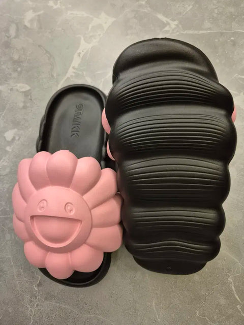 Blackpink X Murakami collaboration slippers