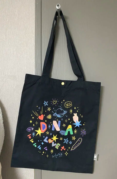 BTS DNA Black Eco Bag