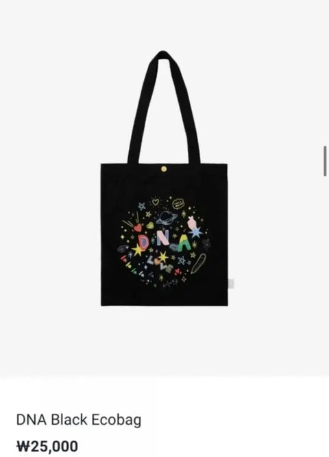 BTS DNA Black Eco Bag
