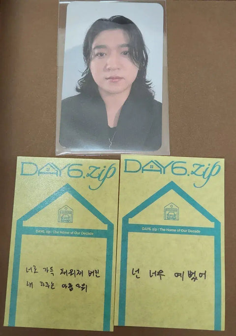 Day6 pop-up zip exit photocard Sungjin