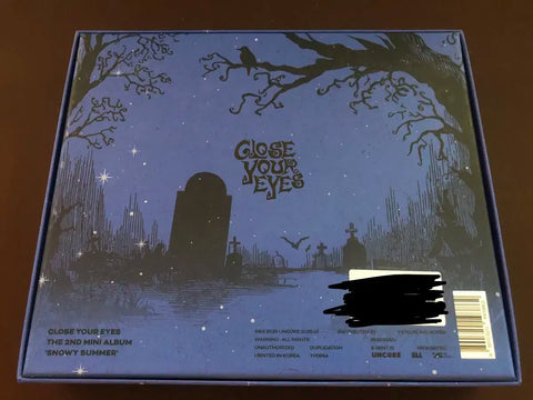 Close Your Eyes Signed Album