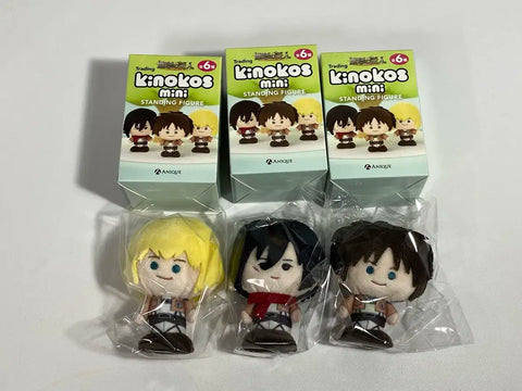 Attack on Titan Kinokos Mini Eren Mikasa Armin Bundle Sale