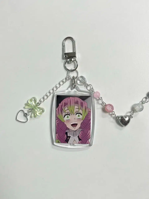 Demon Slayer Obanai & Mitsuri Keychain