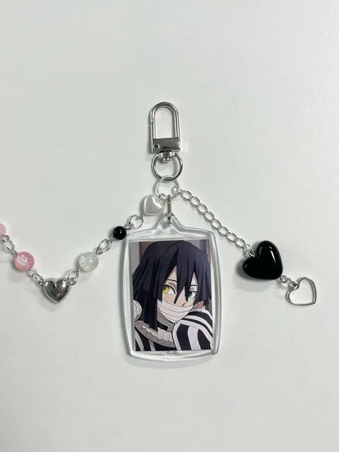 Demon Slayer Obanai & Mitsuri Keychain
