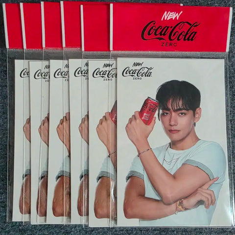 Coca-Cola V (BTS) Photocard, Unopened, New Item