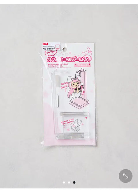 Daiso Japanese Maicore Keyring Swing Stand Acrylic Photocard