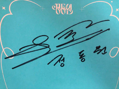 Jang Dong-won's Autographed Album