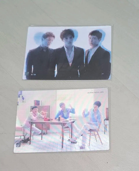 JYJ Lenticular Photocards 2ea Set Kim Jaejoong Park Yuchun Kim Junsu