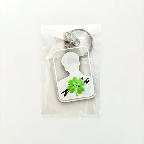 K-Pop Demon Hunters Lion Boys Mystery Song Voice Actor U-Kiss Kevin Signed Keychain