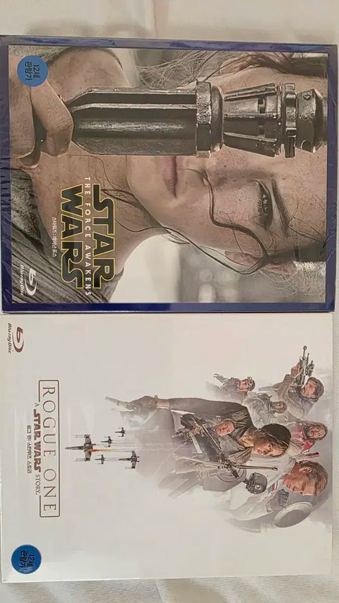 Two sealed Star Wars Blu-rays