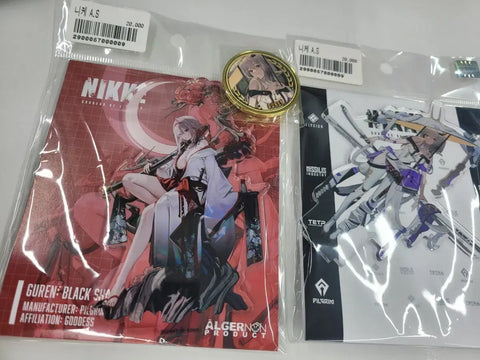 Nikke Scarlet Acrylic Gold Medal Set