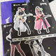 aespa Richman Spotify Pop-up 4 Member Stickers + Keychain