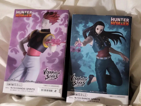 Hunter x Hunter Vibration Figures Hisoka & Illumi, Unopened Bundle