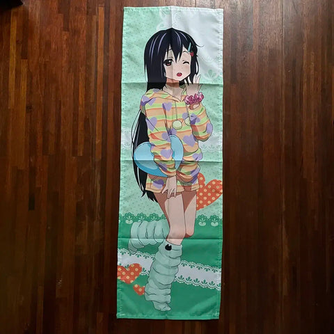 K-On! Azusa Pajama Full Body Tapestry