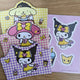 Compose Sanrio Kuromi Sticker Cup Holder 3 Types Bundle