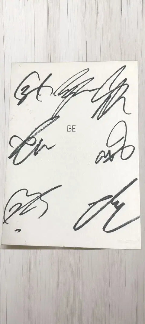 BTS BE Album Autographed Copy