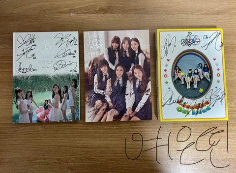 Girlfriend signed album lot