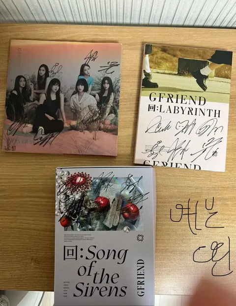 Girlfriend signed album lot