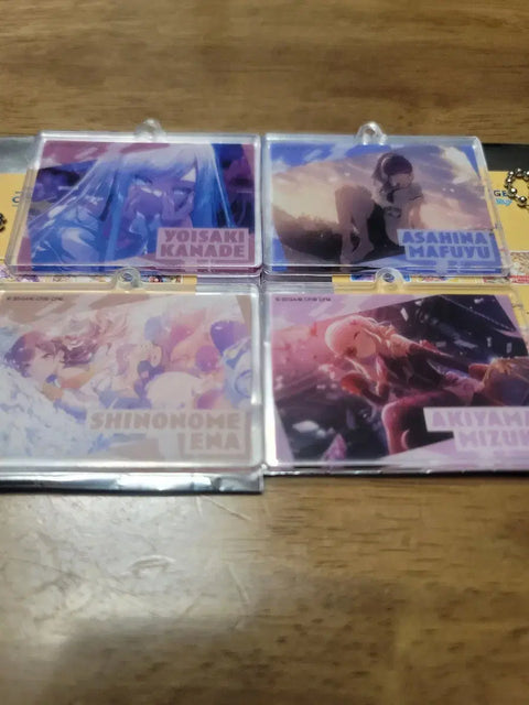 (Bulk) Project SEKAI Acrylic Keychains Kanade, Mafuyu, Ena, Mizuki All Types + Movie Theater Bonus