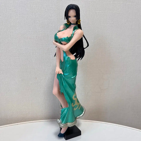 One Piece Boa Hancock Glamorous Metallic Green Version Bishoujo Figure