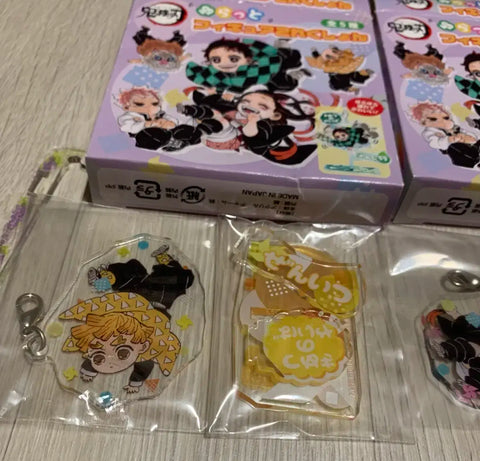 Demon Slayer Original Art Exhibition Yura Yura Acrylic Stand Zenitsu Nezuko