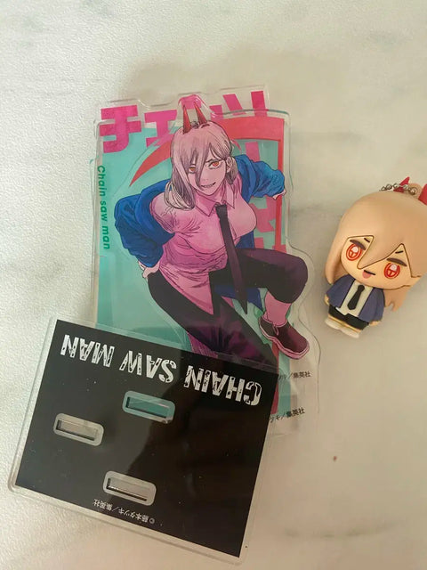 Chainsaw Man Power Acrylic Stand + Keychain