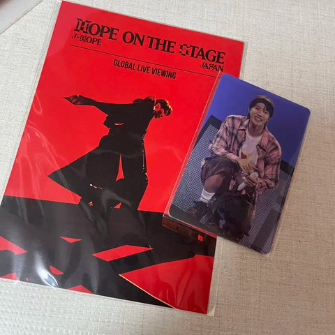 J-Hope Hope On The Street postcard and photocard, selling as a set.