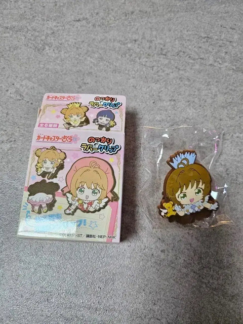 Cardcaptor Sakura Clear Card Rubber Clip Clamps