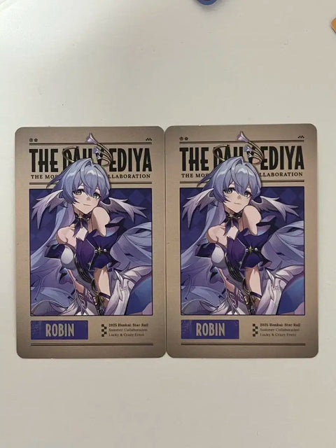 Ediya Collapse Star Rail Honkai: Star Rail Robin Photocard