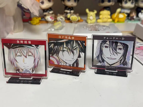 Bungo Stray Dogs Ani-Art original art acrylics for sale. Ranpo, Saigiku, Fyodor.