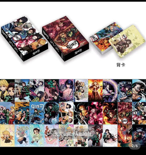 Demon Slayer card goods LOMO cards 30pcs high quality