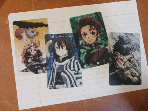 Demon Slayer transparent photo card