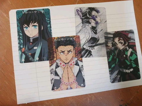Demon Slayer transparent photocard