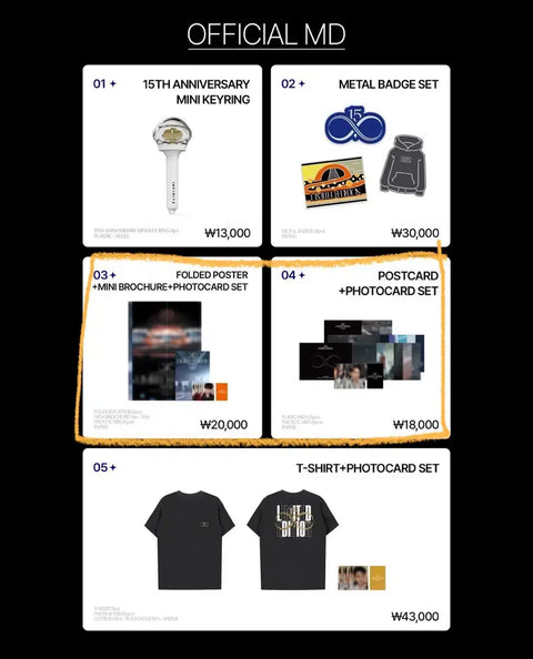 Infinite Sunggyu Limited Edition MD (Merchandise) Bulk Transfer