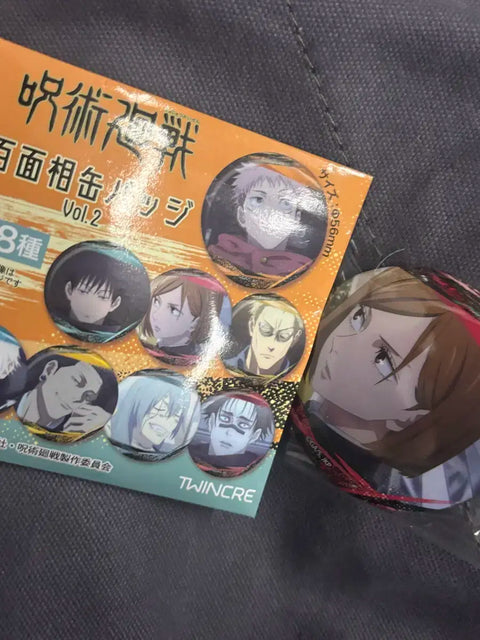 Jujutsu Kaisen Nobara can badge, Jujutsu Kaisen female character new item, hammer character badge