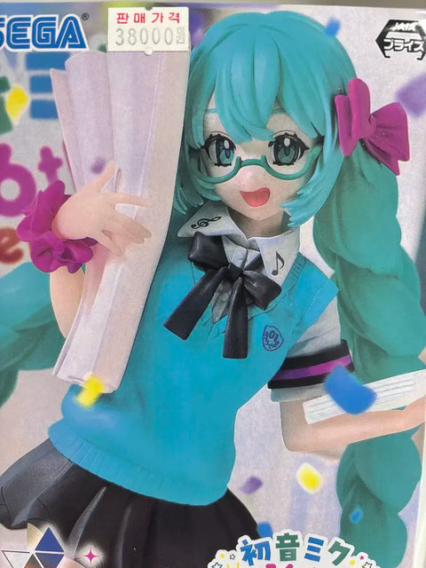 16th Anniversary Miku Glasses Miku Figure