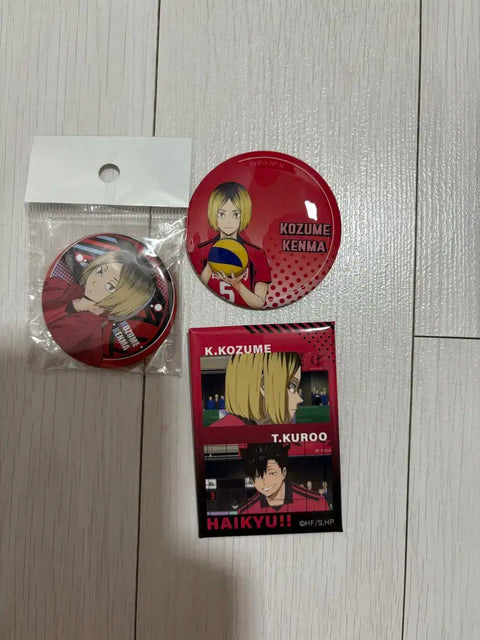 Haikyu Nekoma Kozume Kenma, Bokuto can badge bulk transfer